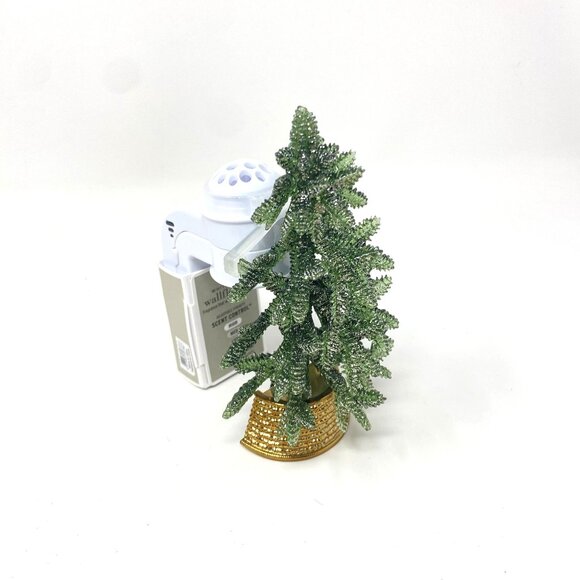 Bath & Body Works Scent Control Wallflower Plug Christmas Tree Gold Basket - Picture 3 of 6